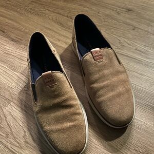 Cole Haan Men's Brown Suede Slip-Ons